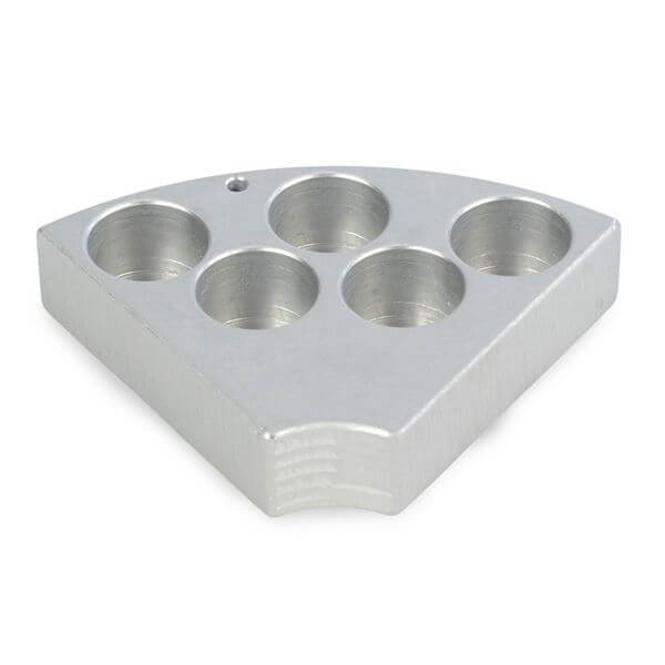 21 mm Vials Sectional Block for Hot Plate Stirrers