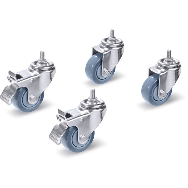 300 lbs Stainless Steel Defender Series Wheel Kit