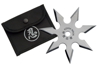 210787 4 in. 7 Points Silver Star