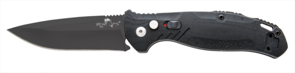 AC-1100-B4-B 4.25 in. Auto Bold Action XI Black G10 with Black Blade Knife