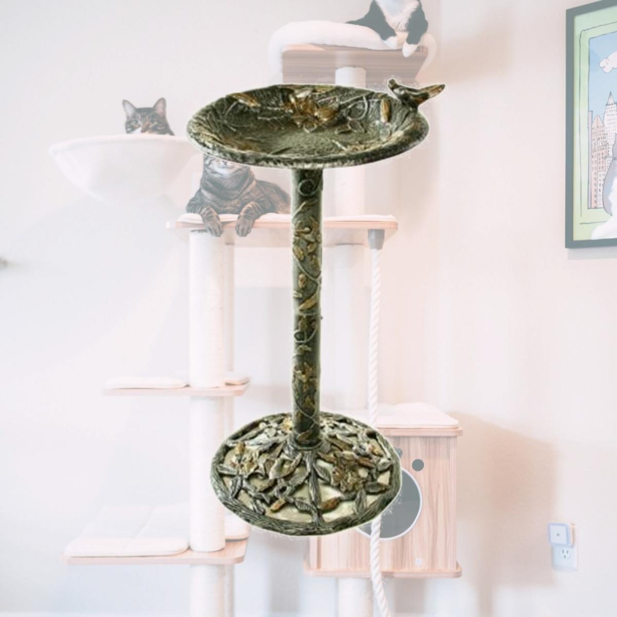 Picture of Oakland Living 5131-AP Hummingbird Bird bath - Antique Pewter