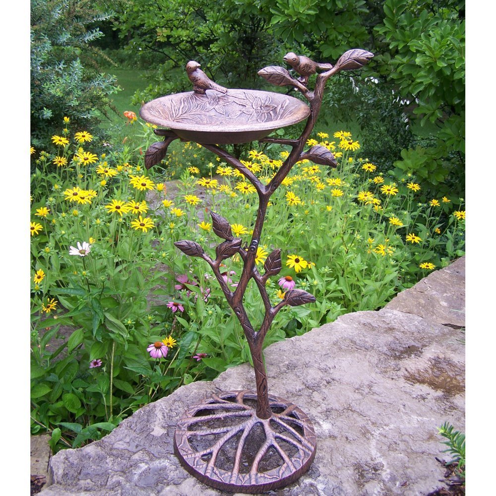 Picture of Oakland Living 5964-AB Living Meadow Bird Bath, Antique Bronze
