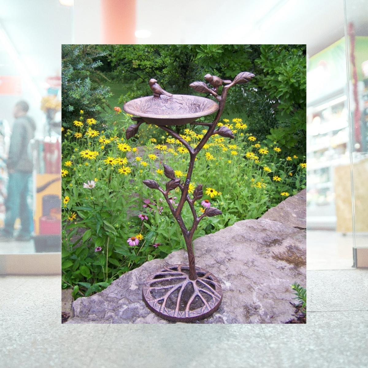 Picture of Oakland Living 5964-AB Living Meadow Bird Bath, Antique Bronze