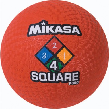 Picture of Olympia Sports BA161P Mikasa Four-Square Playground Ball - 8.5 in. (Red)