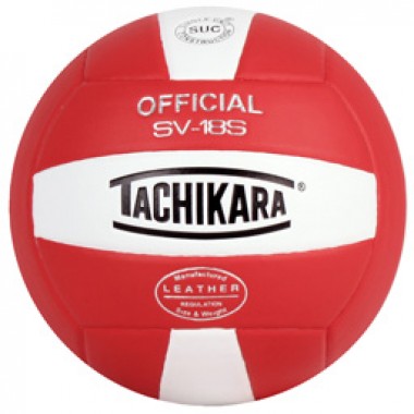 Picture of Olympia Sports BL518D Tachikara SV18S Composite Leather Volleyball - Red/White