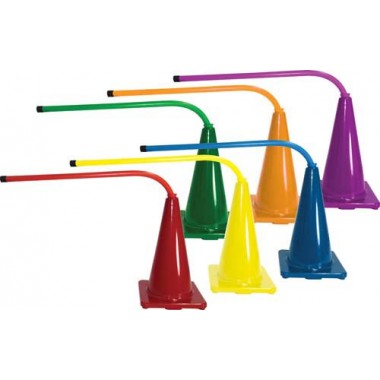 Picture of Olympia Sports TR744P Over-n-Under Training Hurdles - Set of 6 Colors