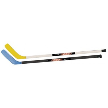 Picture of Olympia Sports HO039P Cosom 47 in. Hockey Sticks (1 Blue/1 Yellow)