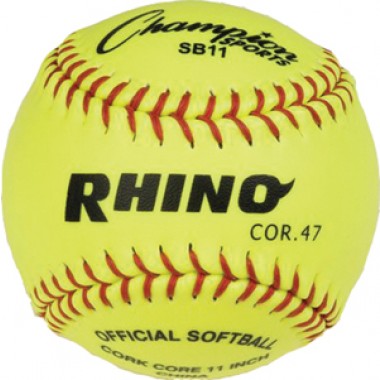 Picture of Olympia Sports BA113P Champion Sports Rhino Softball - 11 in. 