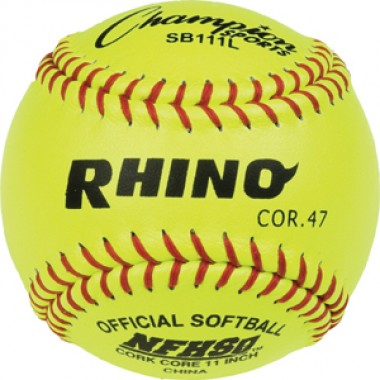Picture of Olympia Sports BA117P Champion Sports Rhino Softball - 11 in. (NFHS)