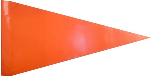 Picture of Olympia Sports SR042P Orange Triangle Flag