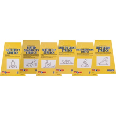 Picture of Olympia Sports CO150P Circuit Training Cards - Flexibility #1