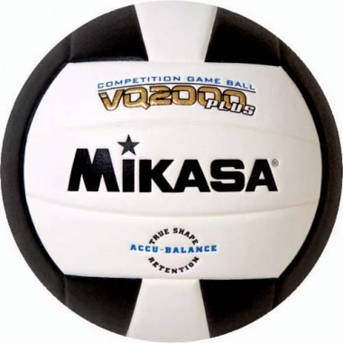 Picture of Olympia Sports BL335P Mikasa VQ2000 Micro Cell Composite Volleyball - Black/White