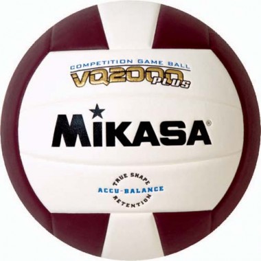 Picture of Olympia Sports BL337P Mikasa VQ2000 Micro Cell Composite Volleyball - Maroon/White
