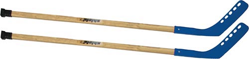 Picture of Olympia Sports HO026P Shield 42 in. Deluxe Wood Hockey Sticks (2 Blue)