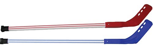 Picture of Olympia Sports HO034P Shield 36 in. Deluxe Hockey Sticks (1 Red/ 1Blue)
