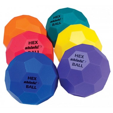 Picture of Olympia Sports HO198P Hexagon Hockey Balls - Set of 6 Colors