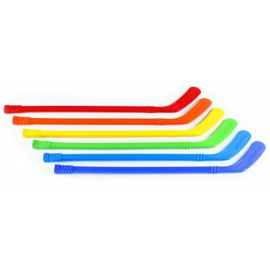 Picture of Olympia Sports HO263P 36 in. Elementary Rainbow Hockey Sticks - Set of 6 Colors