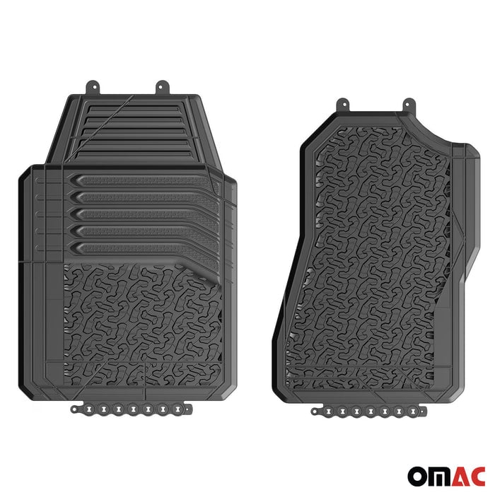 96BF446 BF Goodrich Rubber Floor Mats for Chevrolet & GMC Trucks SUV all Weather, Black -  OMAC