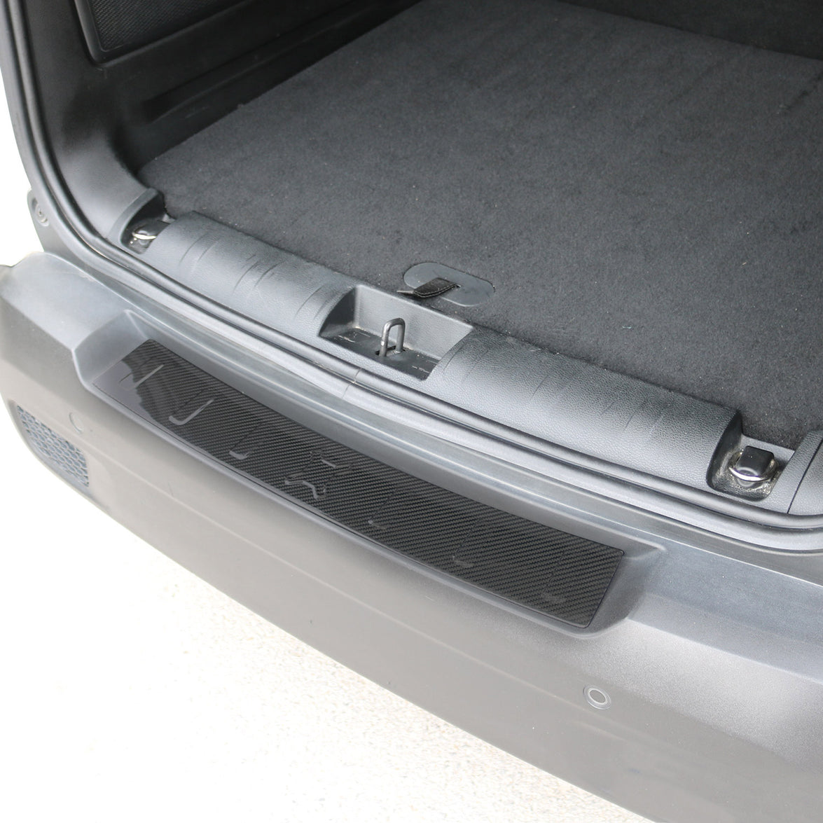 Picture of Omac USA 1708093C Carbon Fiber Gloss Rear Bumper Sill Cover for 2014 Jeep Renegade&#44; Black