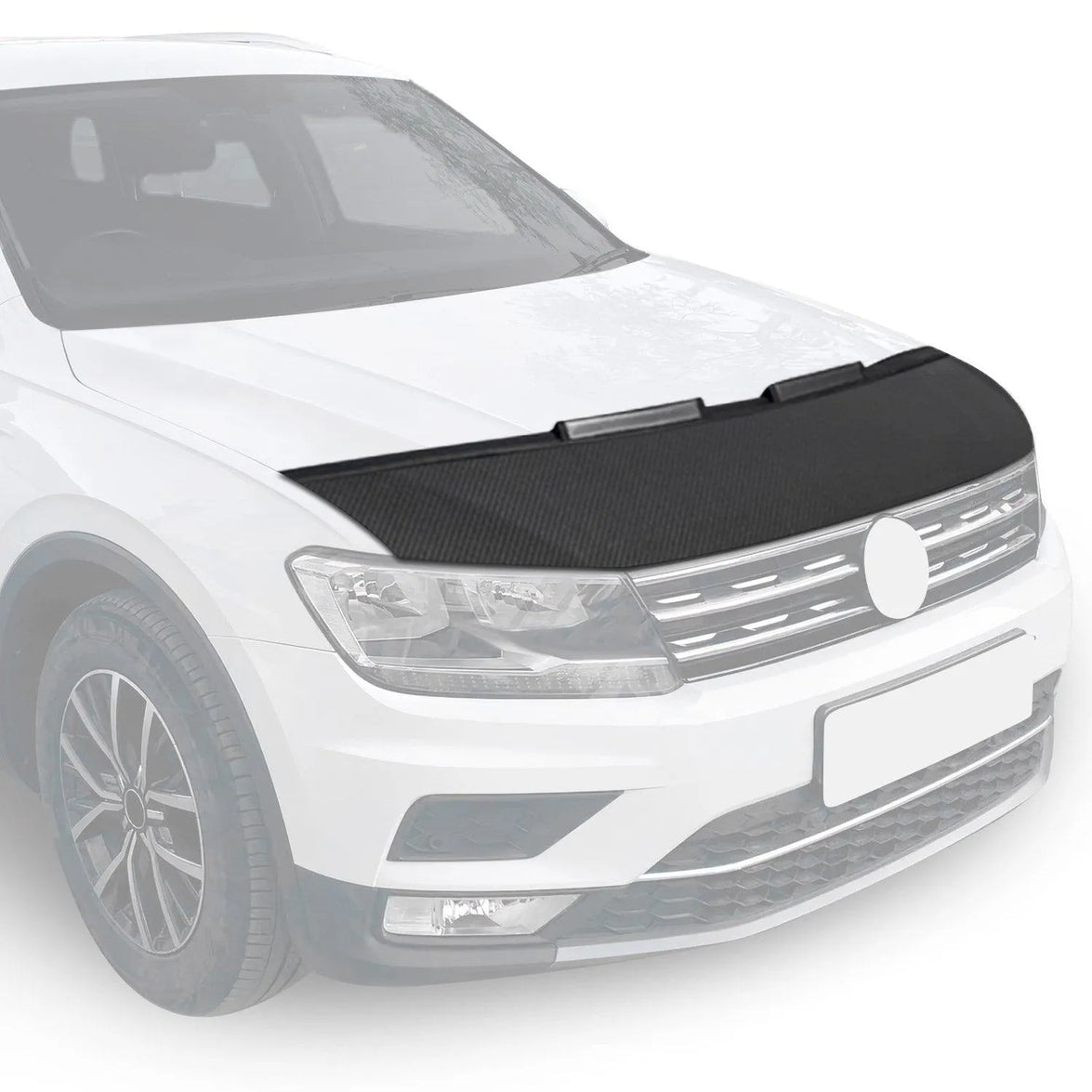 2619BSC4 Half Vinyl Car Bonnet Bra for 2015 Ford Ranger, Carbon