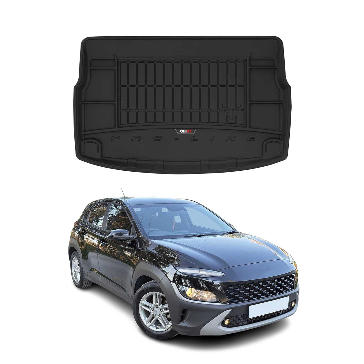 3247261 SUV Lower Proline TPE Trunk Liner Mat for 2017 Hyundai Kona, Black