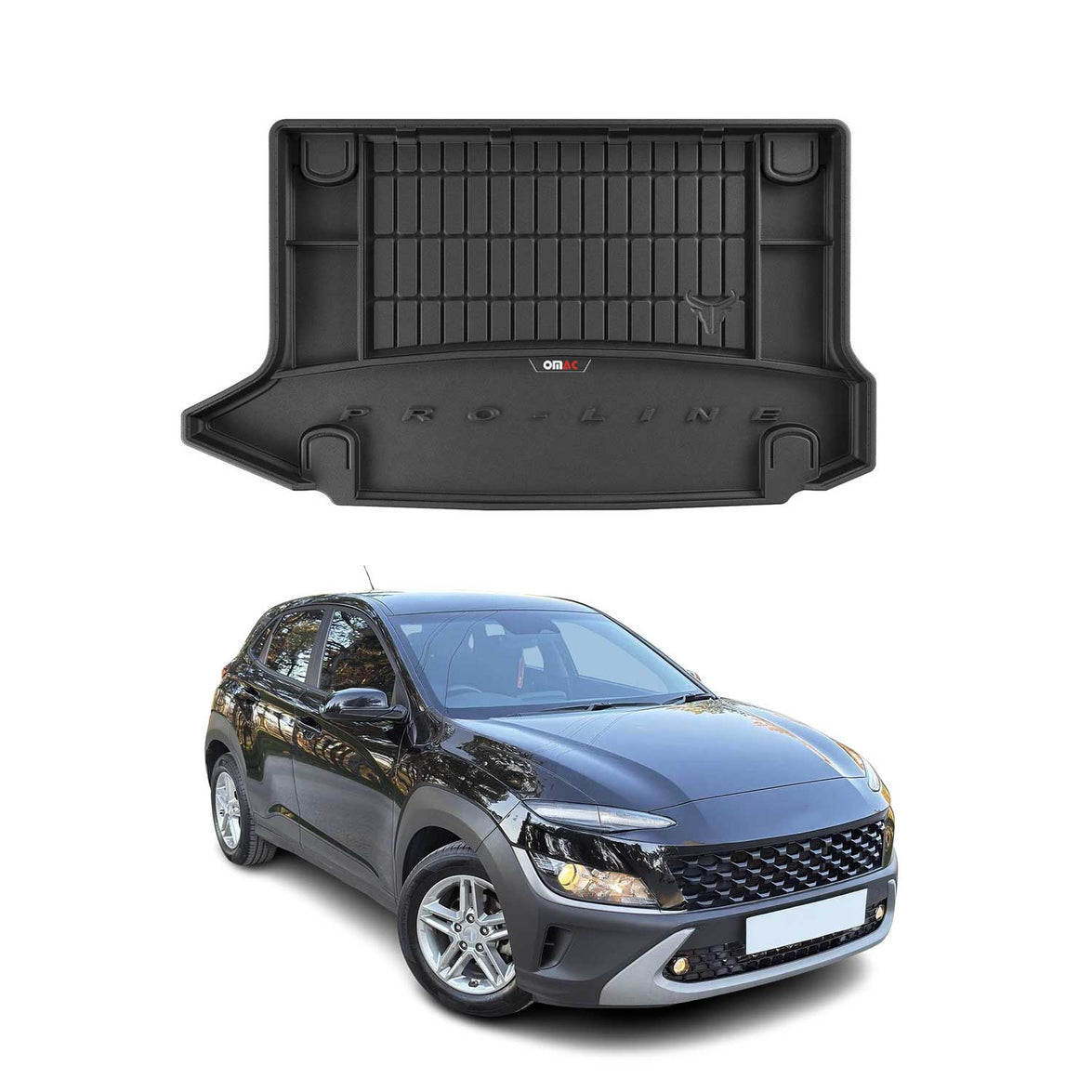 3247260 SUV Upper Proline TPE Trunk Liner Mat for 2017 Hyundai Kona, Black