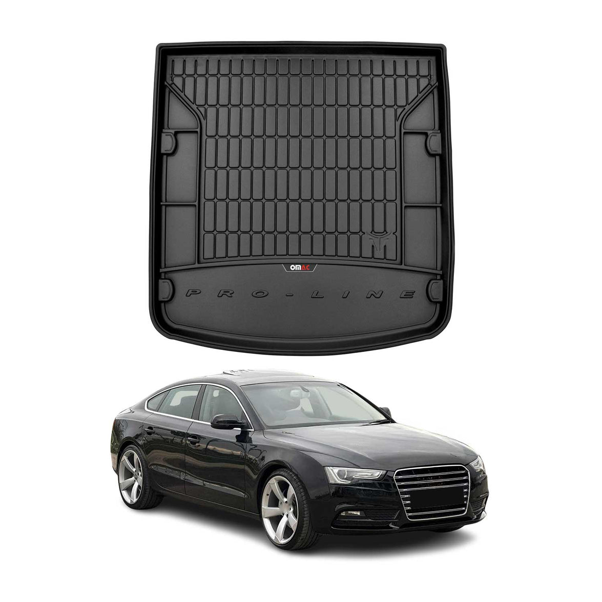 1120260 Proline Premium TPE Trunk Liner Mat for 2009-2017 Audi A5 8TA Sportback, Black