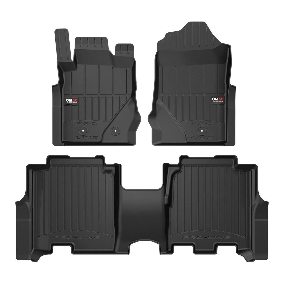 2674455 Proline Premium TPE Floor Mat for 2021 Ford Bronco VI, Black - 3 Piece