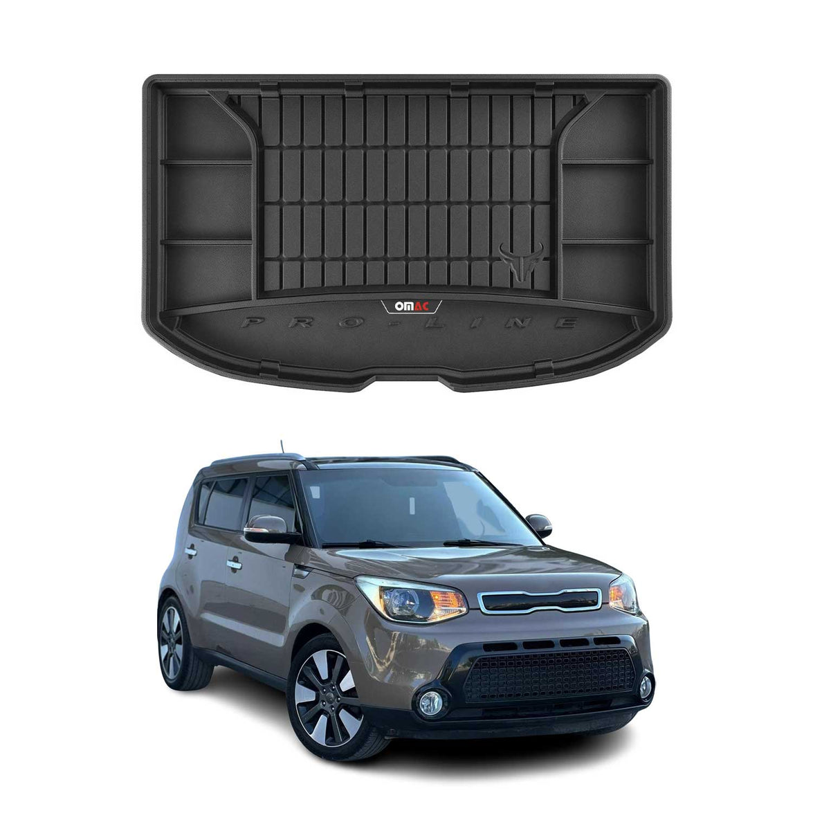 4024260 Proline TPE Trunk Liner Mat for 2013-2018 Kia Soul II - Black