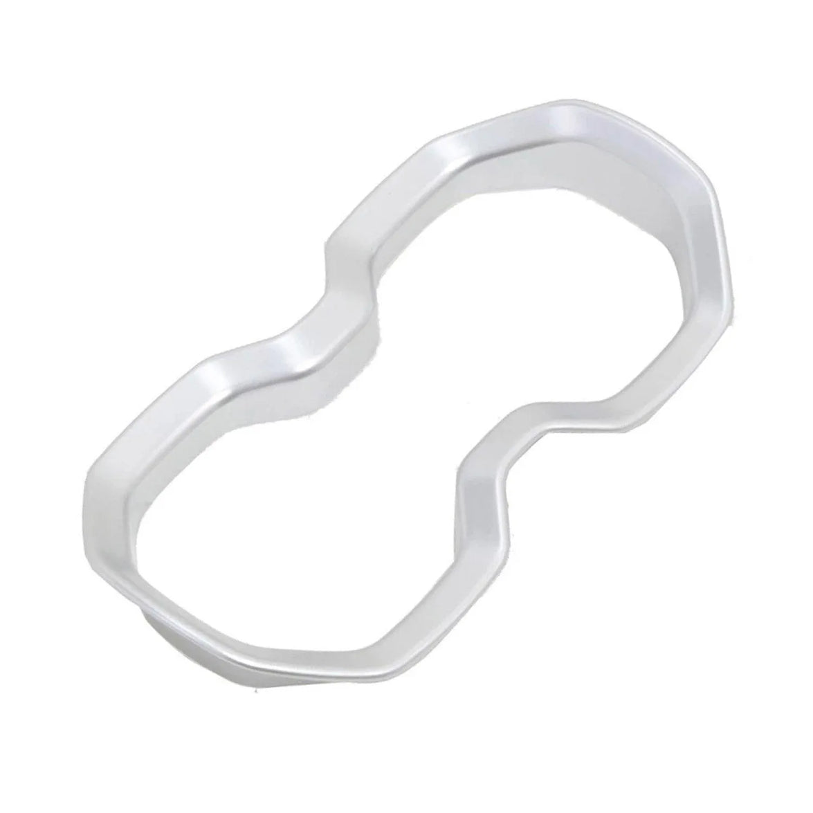 1708026 Chrome ABS Gloss Cup Holder Frame Trim for 2014 Jeep Renegade, Silver