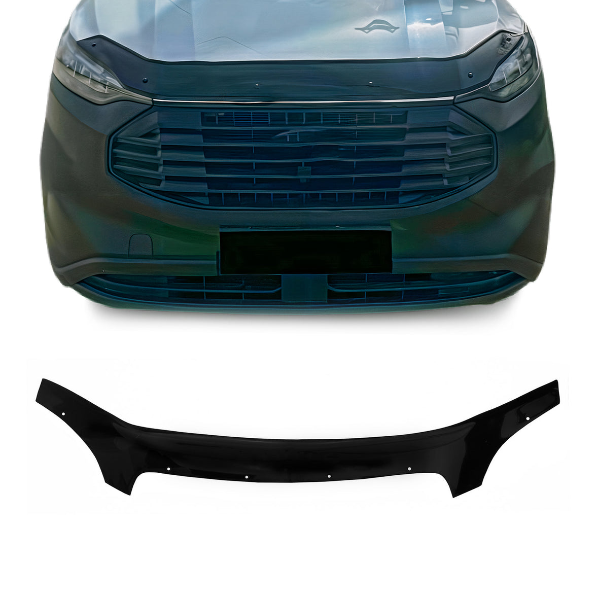 2686204 Acrylic Hood Deflector for 2006-2010 Ford Explorer, Black