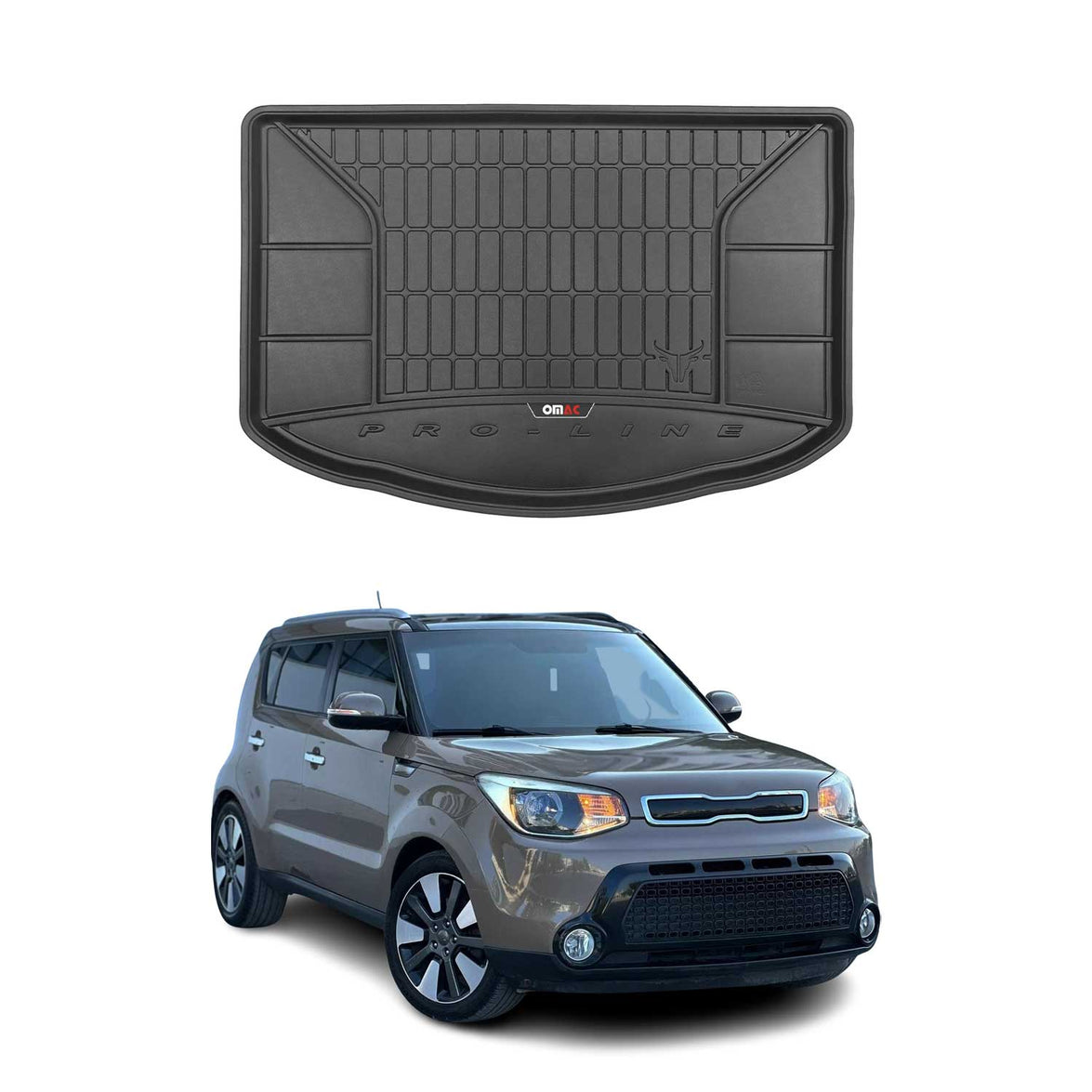 4024261 Proline TPE Trunk Liner Mat for 2013-2018 Kia Soul II, Black