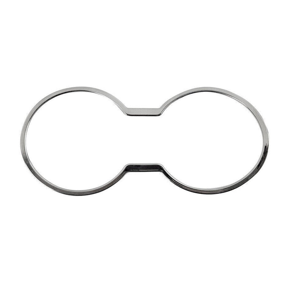 3522920 Stainless Steel Gloss Front Cup Holder Frame Trim for 2011 Hyundai Veloster, Silver