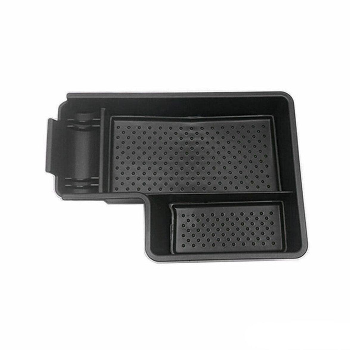 7518CSB Center Console Armrest Storage Tray for 2010-2014 Volkswagen Golf VI & HB, Black