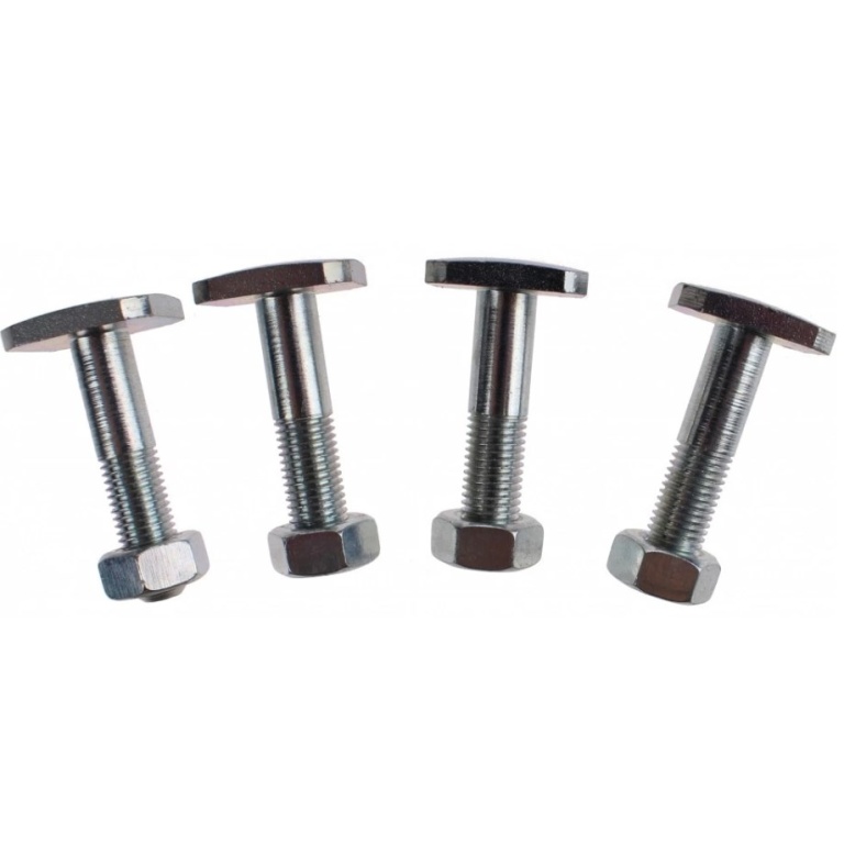 96TBE057-4 57 mm Omtec T-Bolt Crossbar Accessories - 4 Piece
