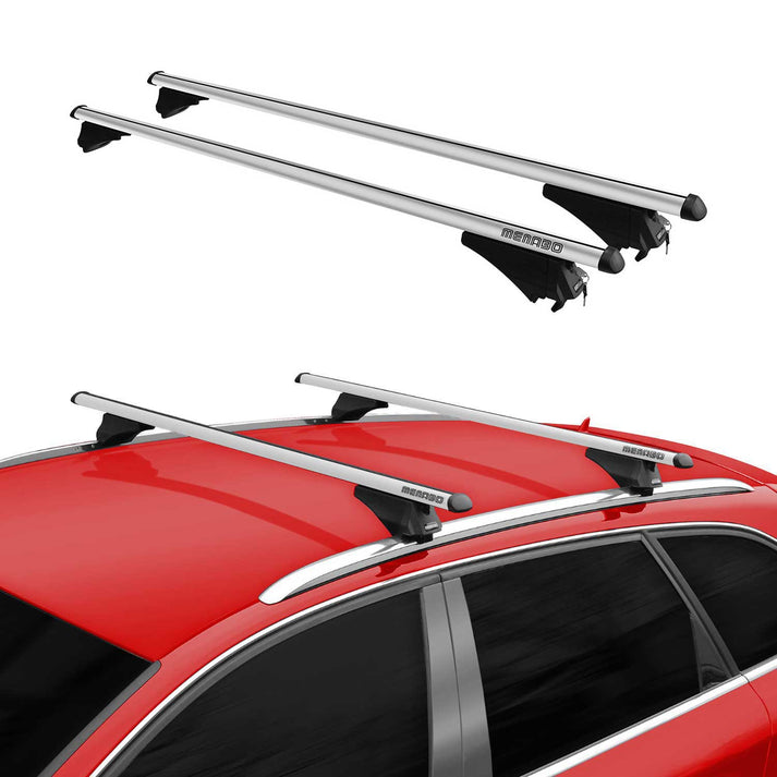 Picture of OMAC USA G008217 Roof Rack Cross Bars Luggage Carrier for 2025 Nissan Armada&#44; Gray - Extra Large - 2 Piece