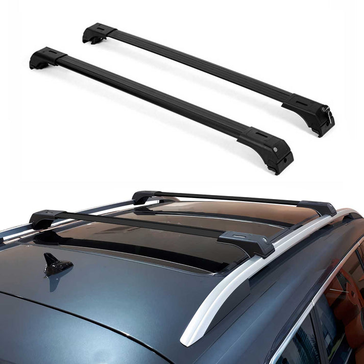 1210923B Roof Racks Cross Bars Luggage Carrier for 2011-2017 BMW X3 F25, Black - 2 Piece