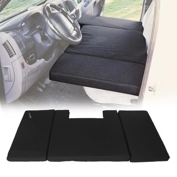 7522CFB001 Front Cab Camper Mattress Bed for 2003-2015 VW T5 Transporter, Black