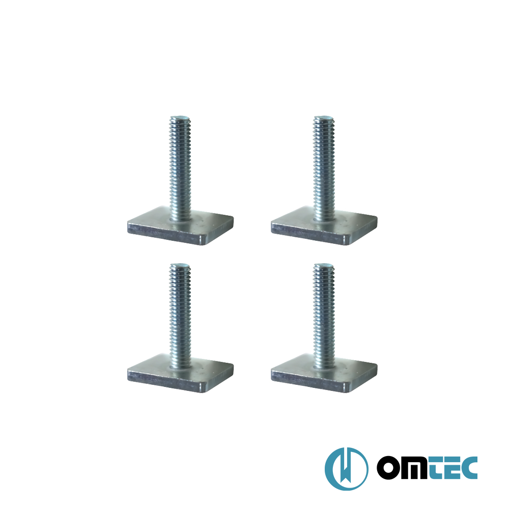 96TBE027-4 27 mm T-Bolt Universal - 4 Piece