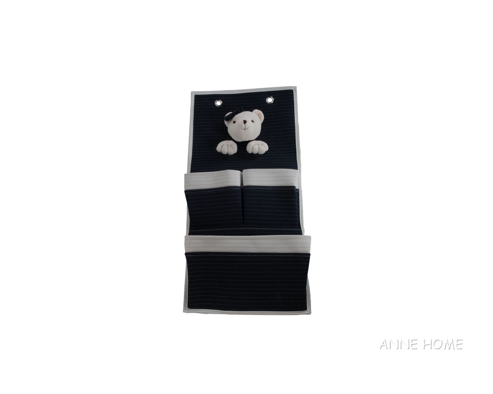 AB007 Bear 3-Pocket Wall Hanger
