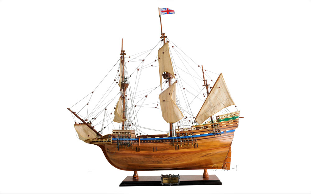 Picture of Old Modern Handicrafts T332 3D Model - Mayflower High Quality Boat - 5 x 30 x 30 in.