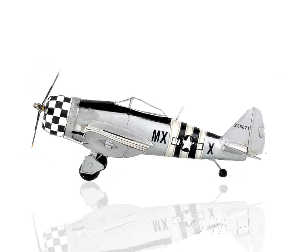 1943 Republic P-47 Bomber-Fighter Flight Model - 12 x 14 x 4.375 in.