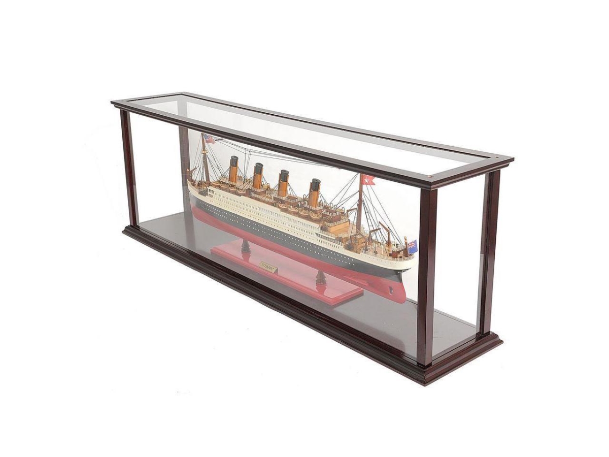 Picture of Old Modern Handicrafts C012A RMS Titanic with Display Case&#44; Large