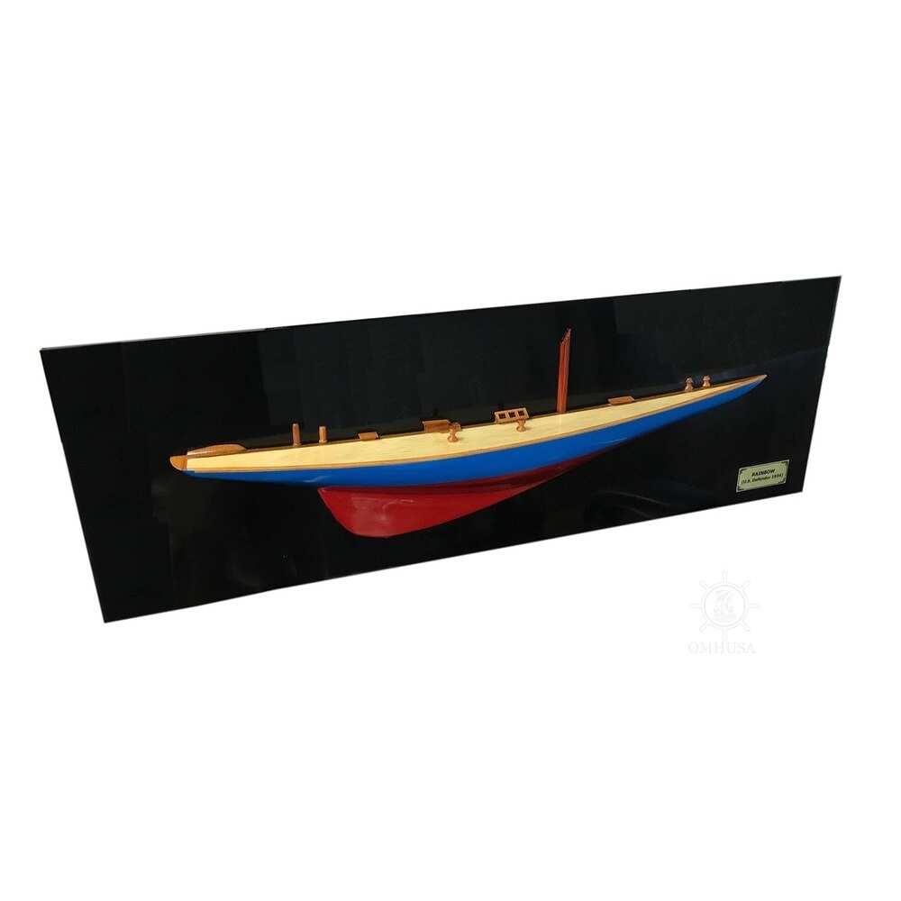 Picture of Old Modern Handicrafts H009 Rainbow Half-Hull Scaled Model Boat Yacht Handmade