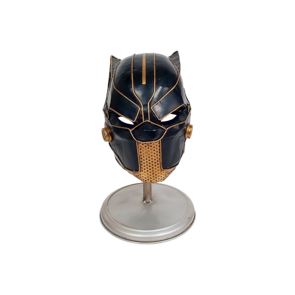 Black Panther Helmet Metal Handmade