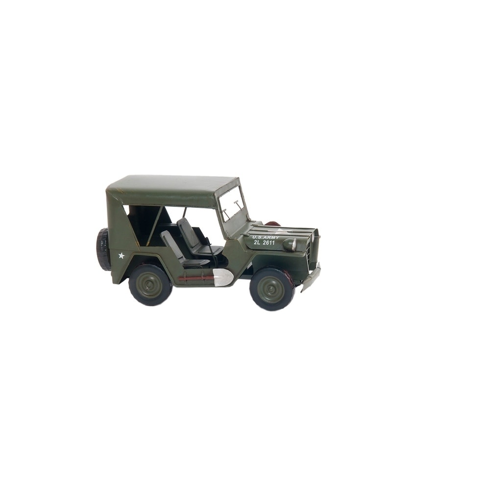 1940 Willys Quad Overland Jeep Model Car Metal