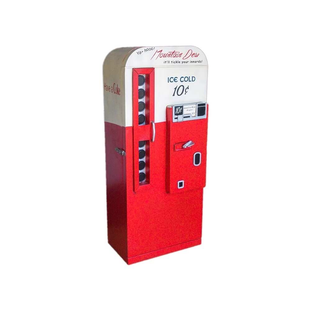 AJ106 Coca-Cola Storage Vending Machine Model Display