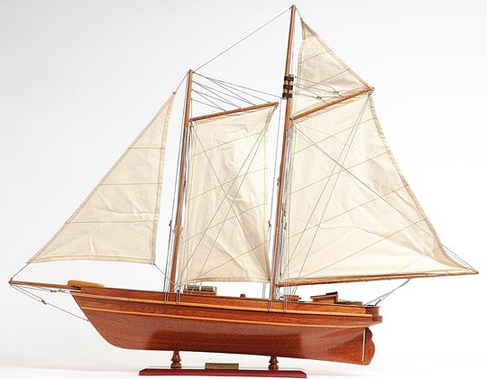 Picture of Old Modern Handicrafts Y214 33 in. America Cup Racing Yacht Fully Assembled Model Boat