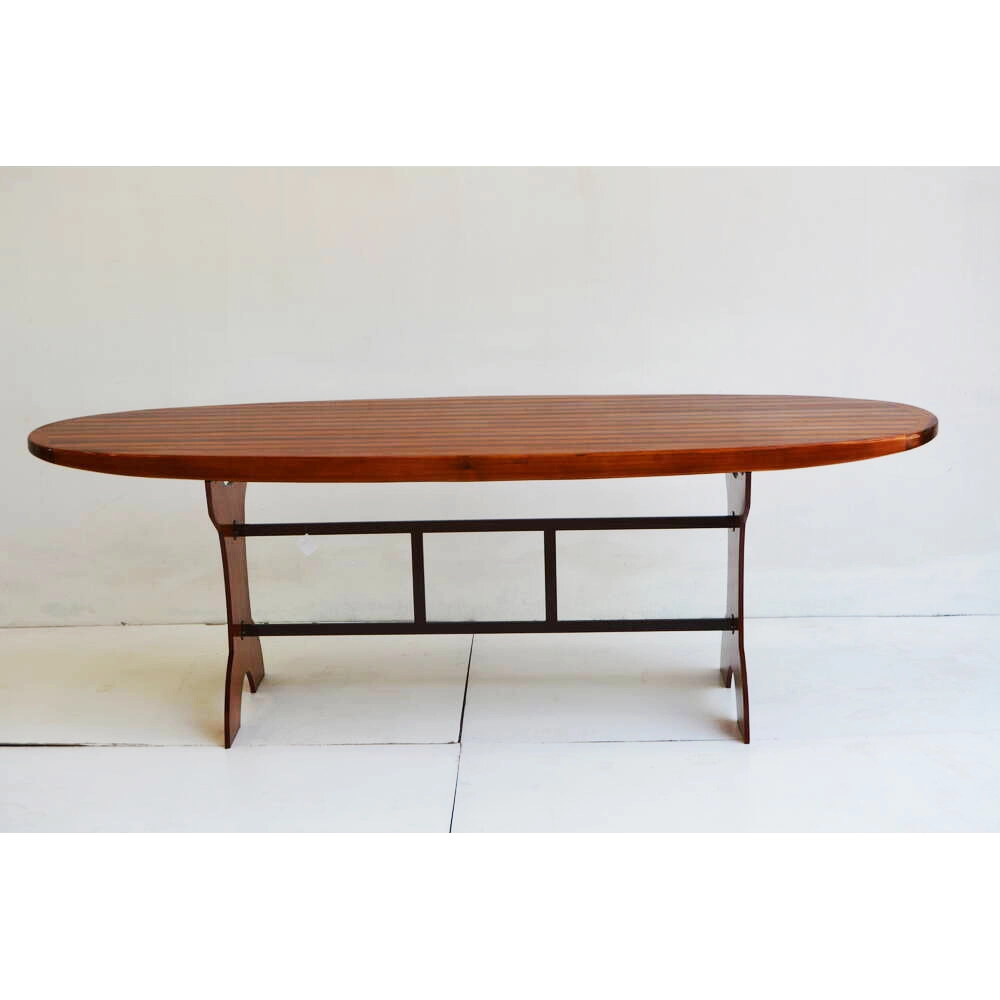 K217 39.4 in. Wooden Single Paddle Board Bar Table