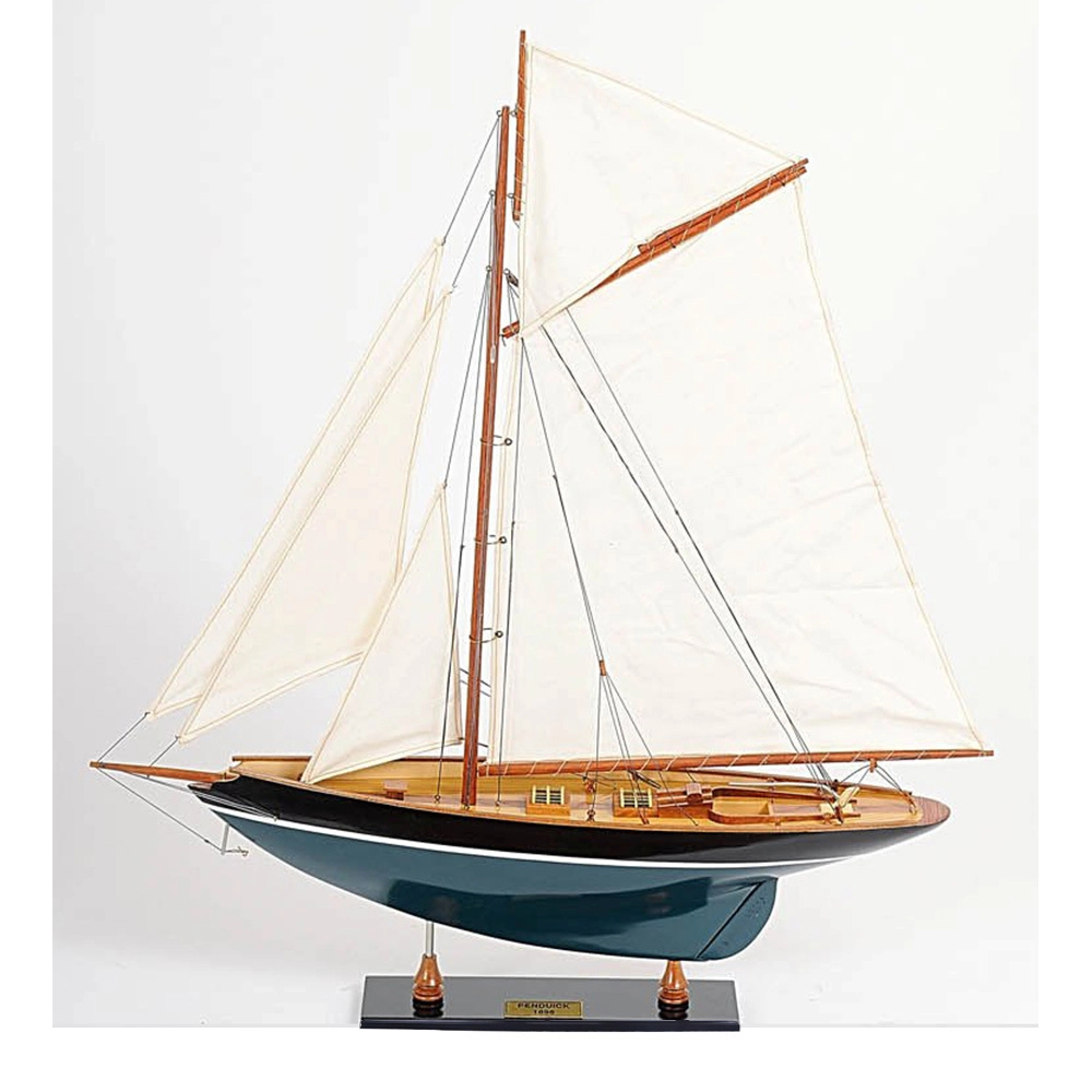 Y056 Pen Duick Painted Sailboat Schooner Yacht Model - Large